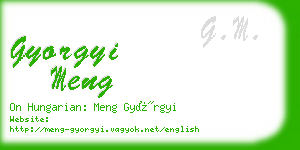 gyorgyi meng business card